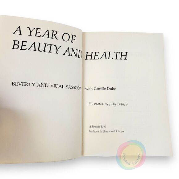 Vintage 1978 Vidal Sassoon A Year of Health & Beauty Book Hair Style 70s Makeup - Picture 5 of 16